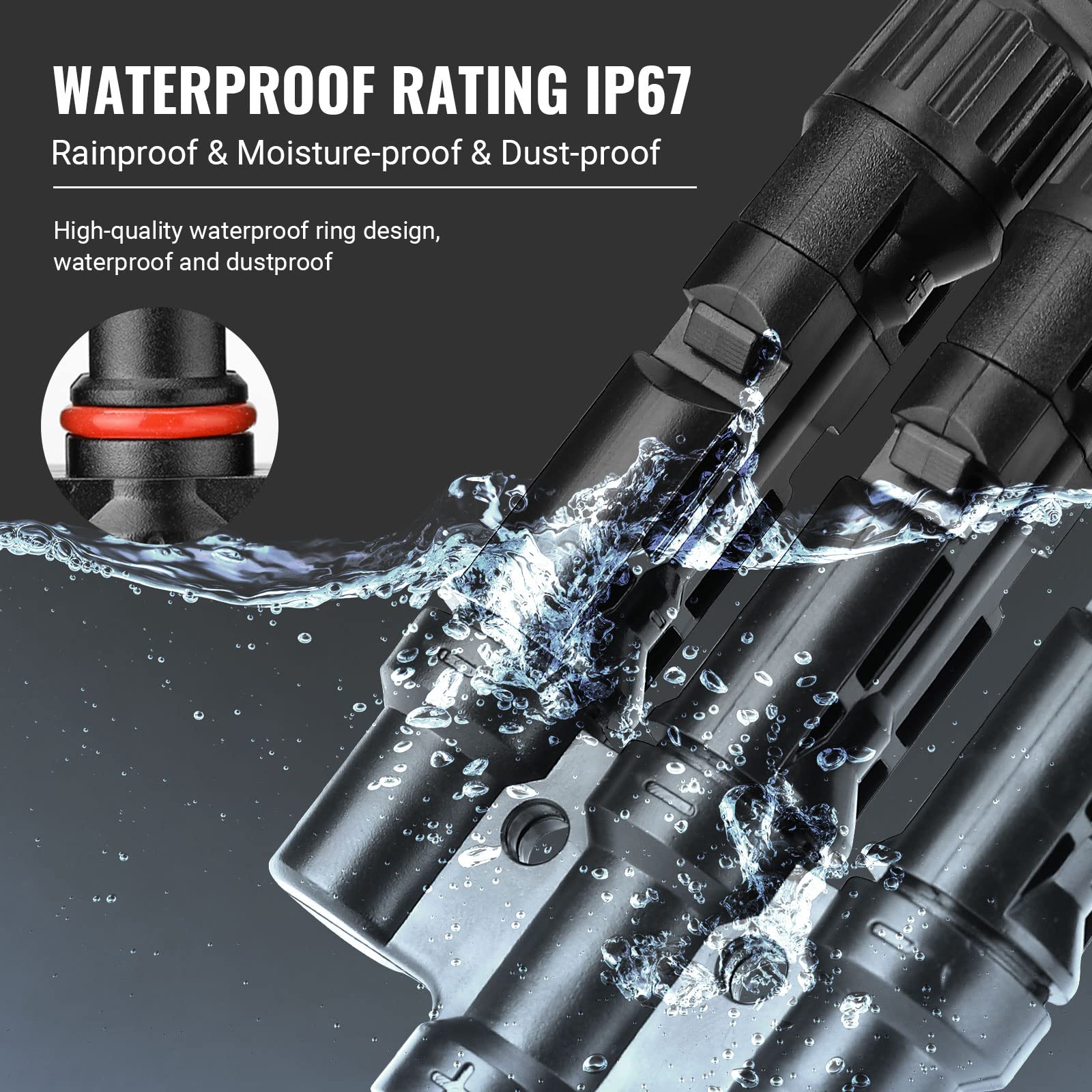 BougeRV solar branch connectors 1F-3M enable parallel wiring for flexible arrays.