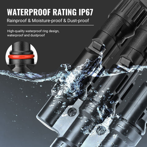 BougeRV solar branch connectors 1F-3M enable parallel wiring for flexible arrays.