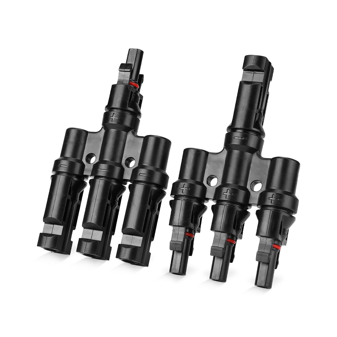 BougeRV solar branch connectors 1M-3F enable safe parallel wiring for PV setups.