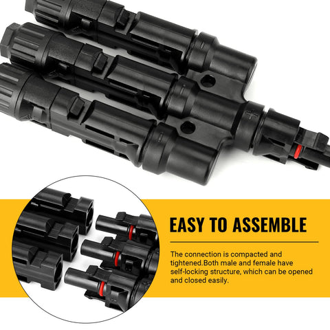 BougeRV connectors with IP67 waterproof seal for outdoor durability.