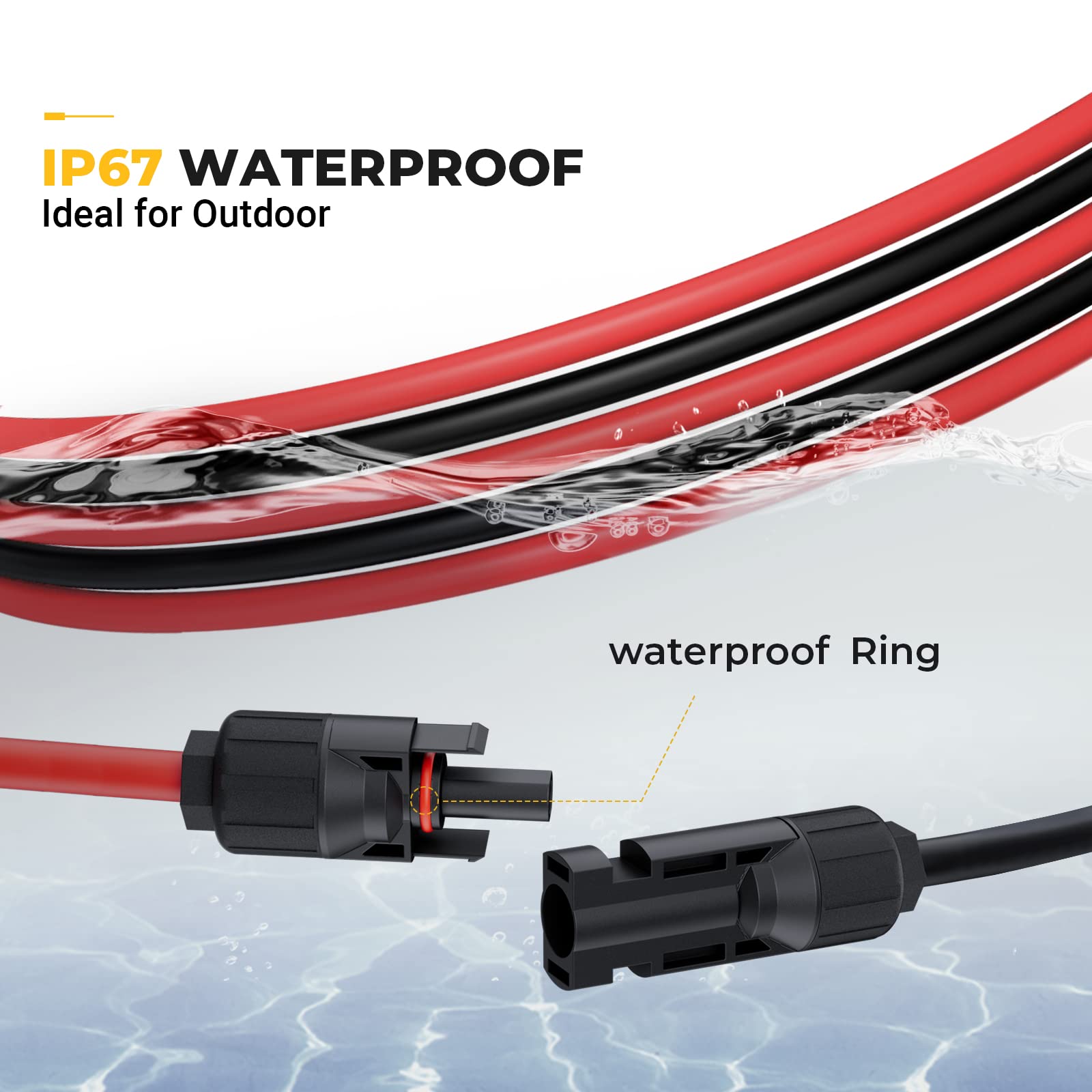 BougeRV copper 10awg conductor with tin coating reduces resistance and corrosion.
