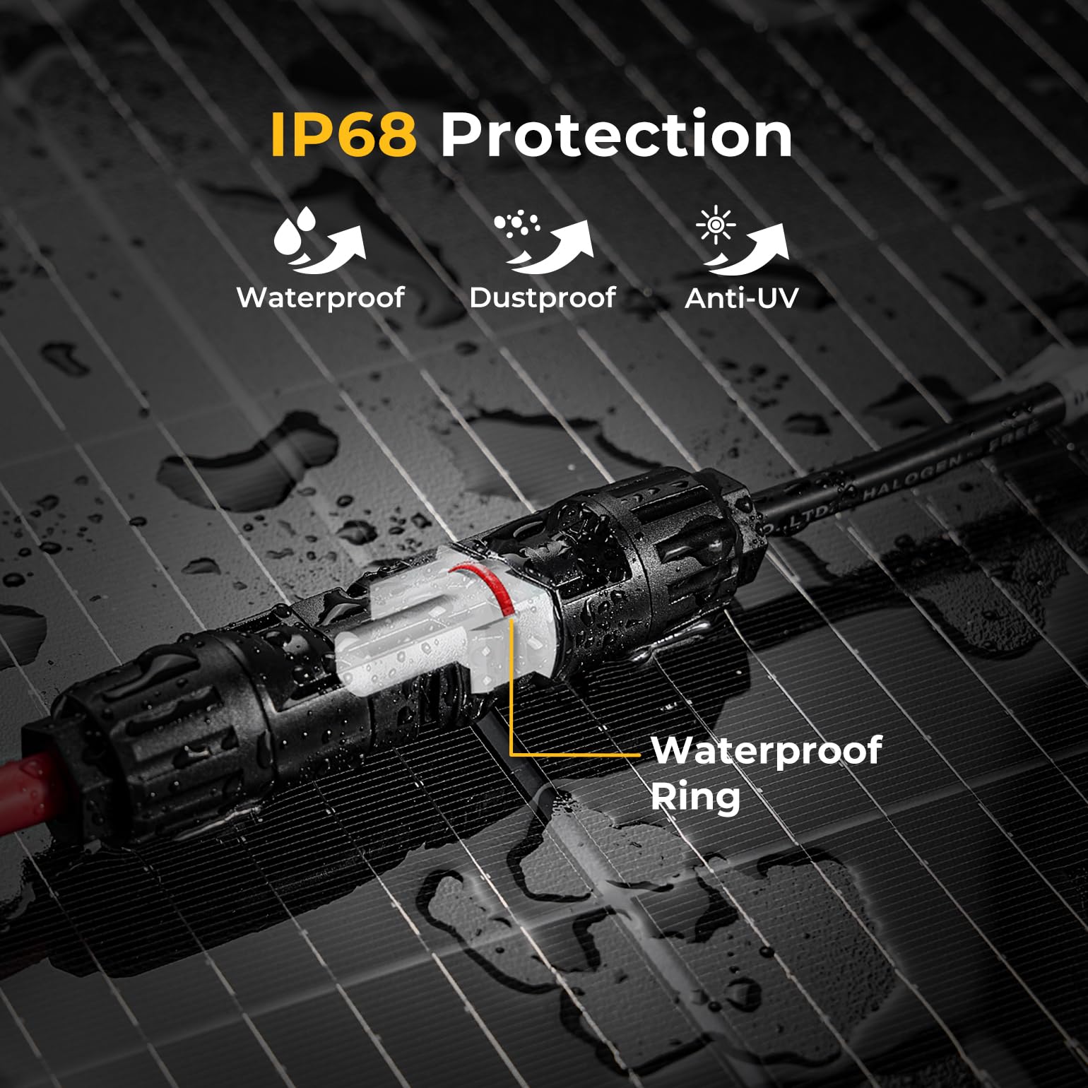 BougeRV UL TÜV certified cabling delivers safety and durability for solar setups.
