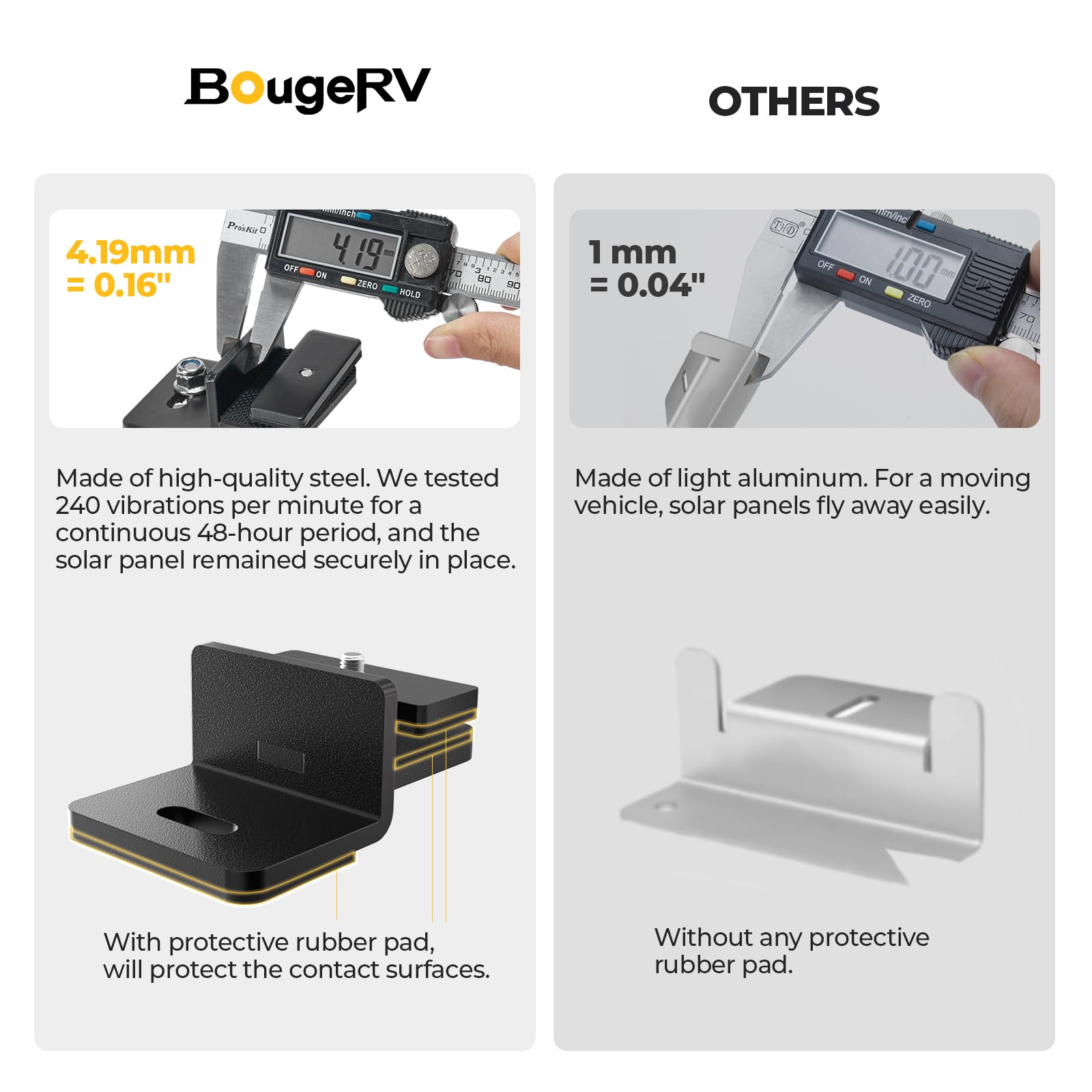 BougeRV universal applications for trucks, SUVs, and RVs.