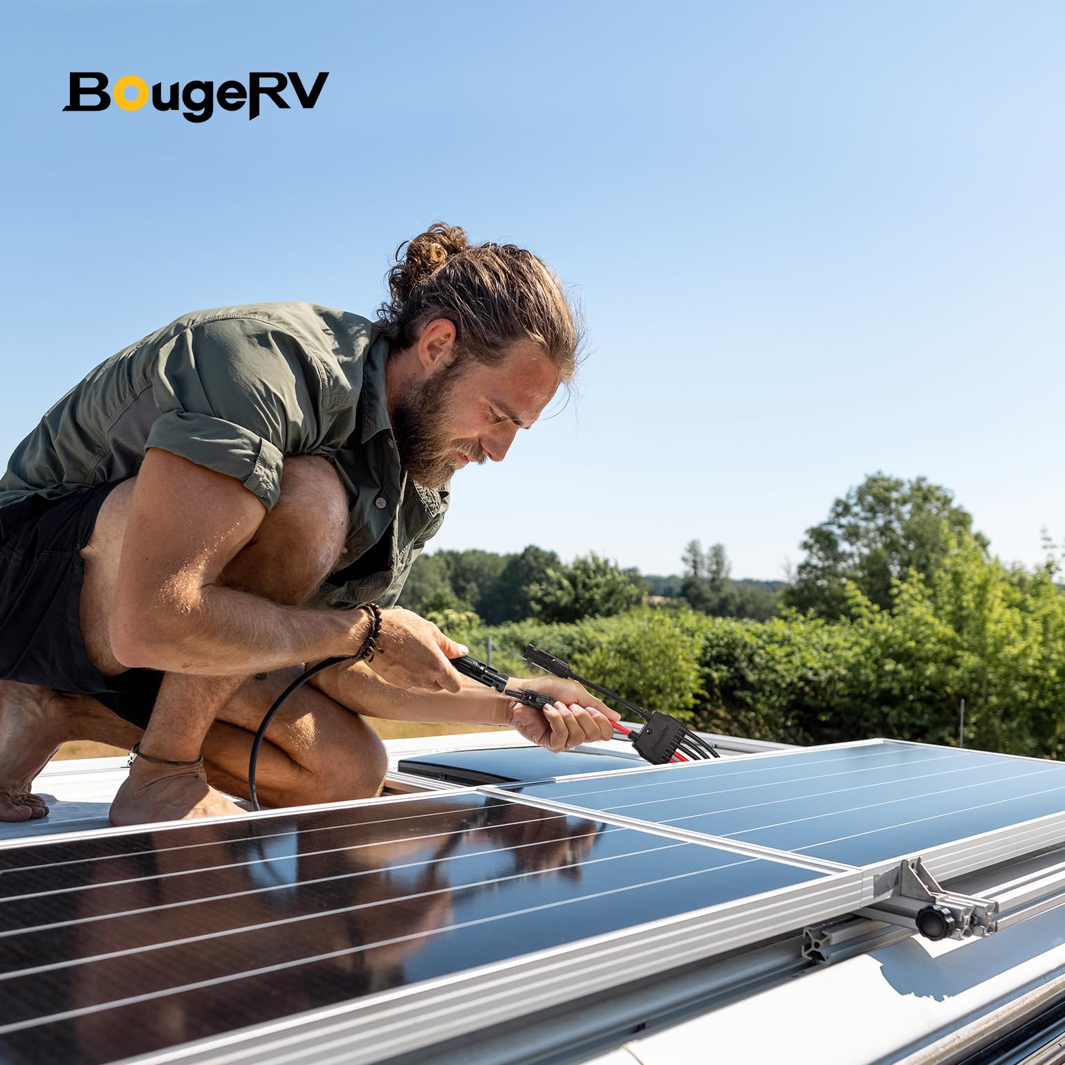 BougeRV broad compatibility supports 10–14 AWG solar cables.