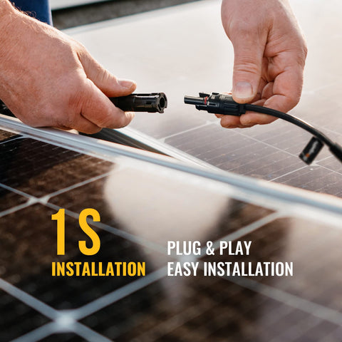 BougeRV wide compatibility supports 14-10 AWG solar cables
