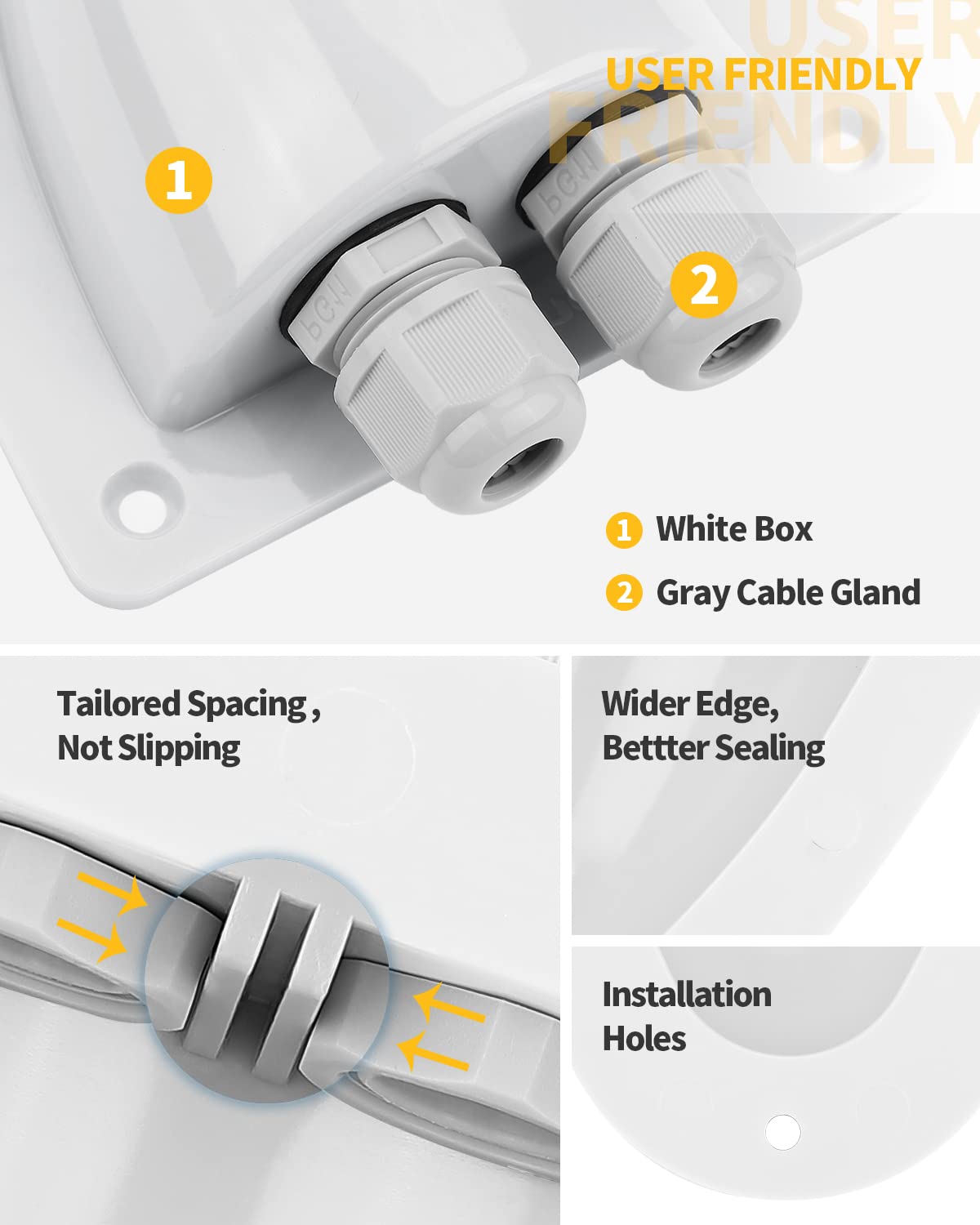 BougeRV nuts and screws included ensure secure, quick installation.