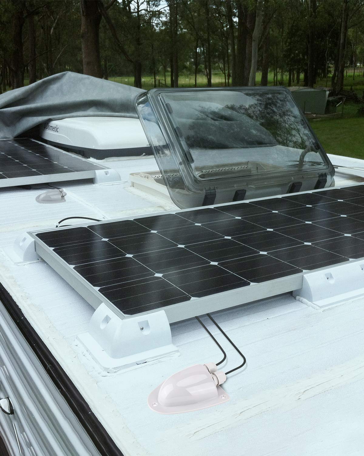 BougeRV waterproof gland closeup highlights durable seals for weather resistance.