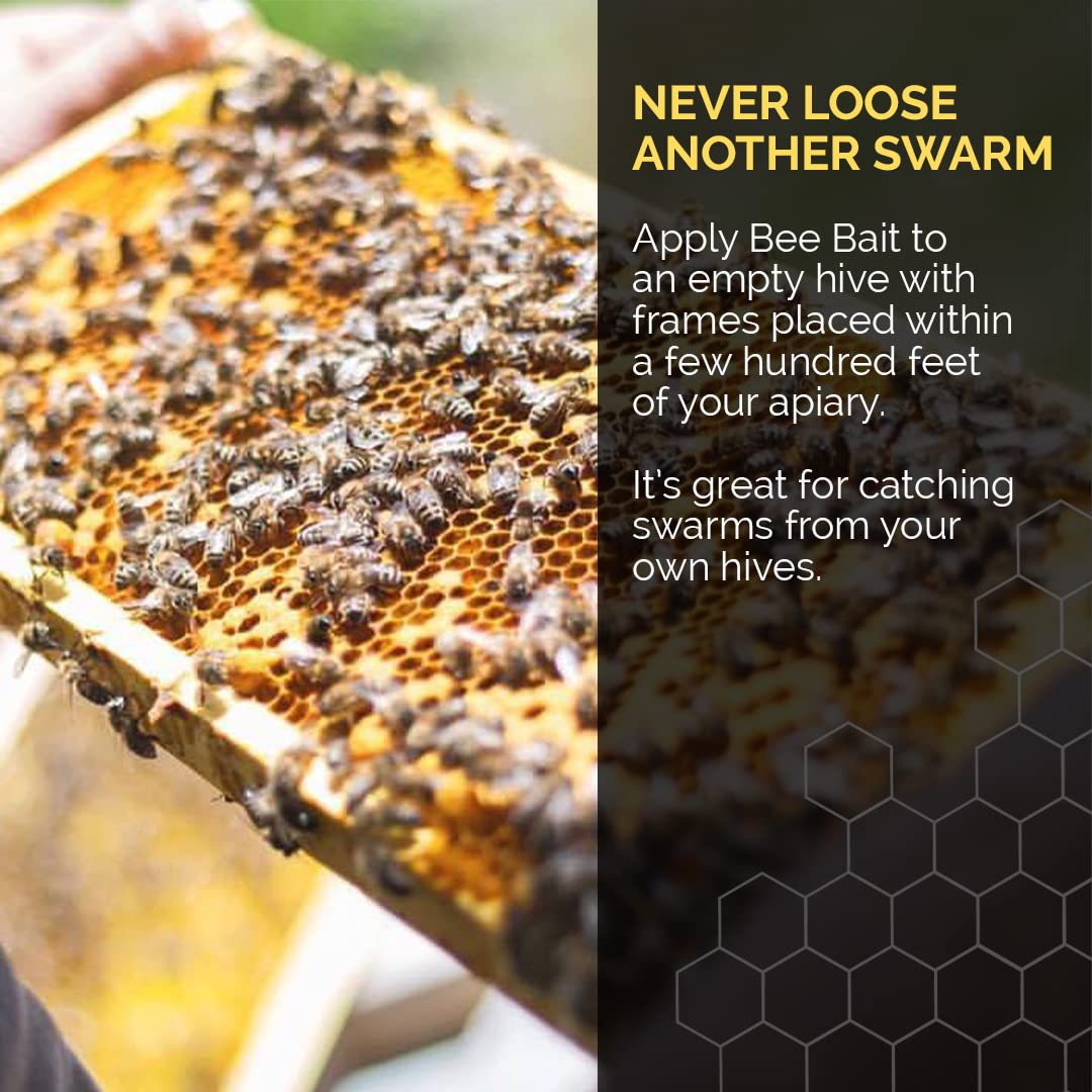 Bountiful Bees Swarm Lure supports catching swarms from nearby hives