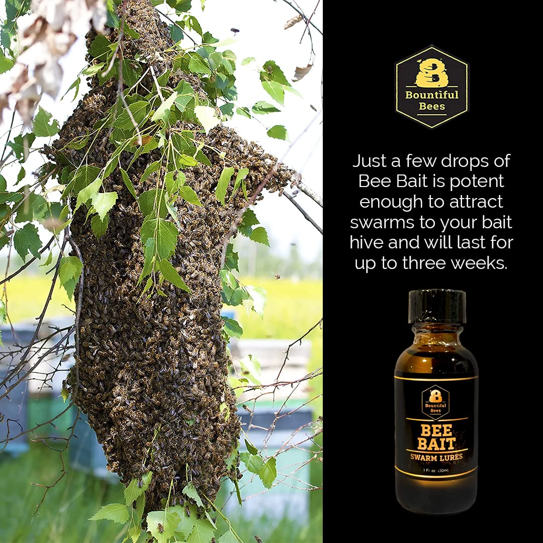 Bountiful Bees Bee Bait Swarm Lure showcases pheromone-based attraction