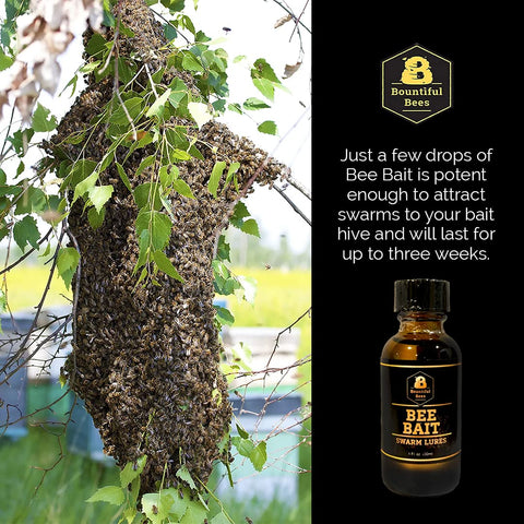 Bountiful Bees Bee Bait Swarm Lure showcases pheromone-based attraction