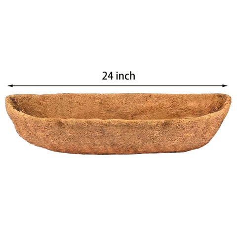 Bouod window box liner provides breathable structure to support soil and roots.