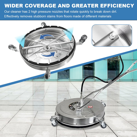 BouPower four-wheels design allows easy maneuverability across surfaces.
