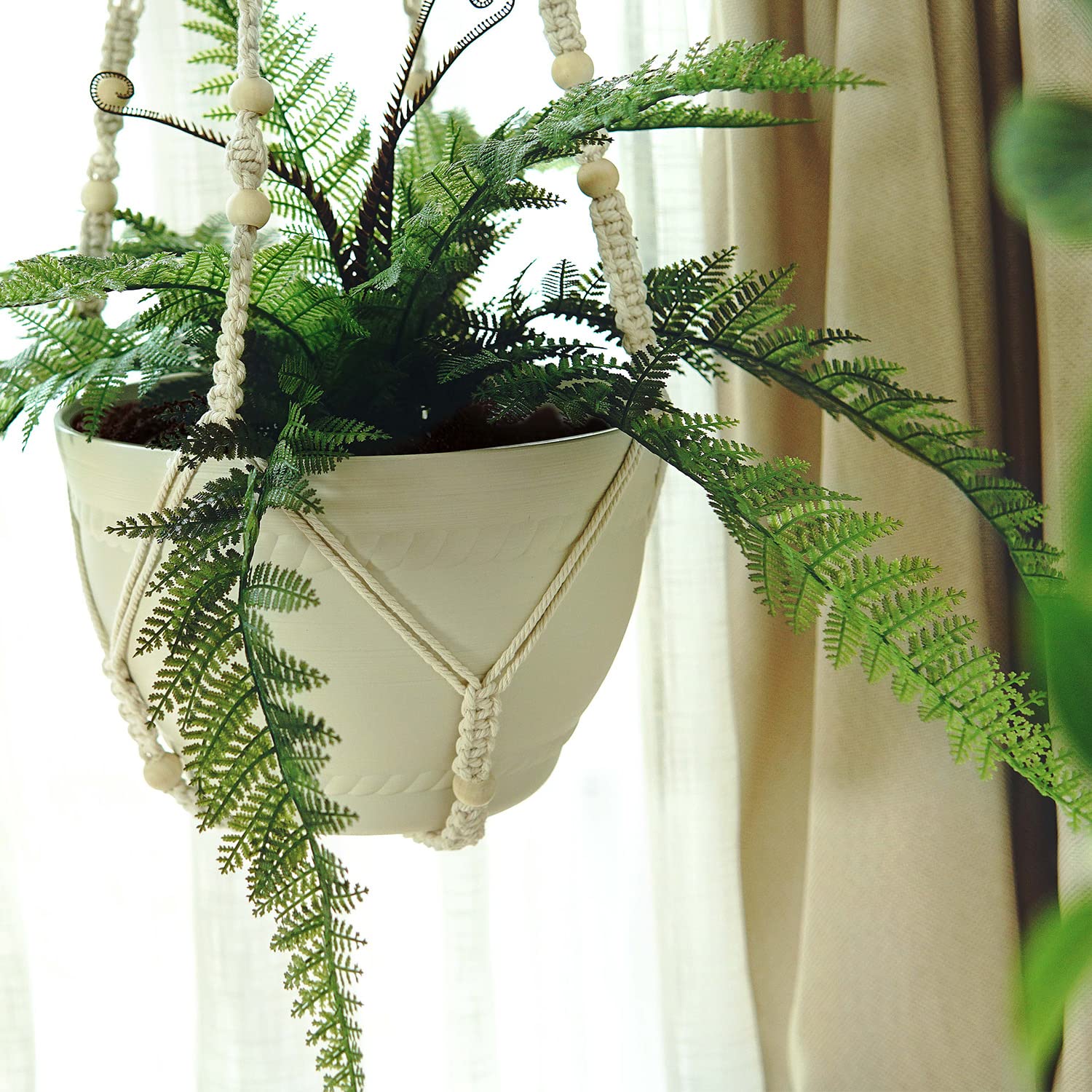 Bouqlife bohemian decor macrame adds warm, stylish ambiance.