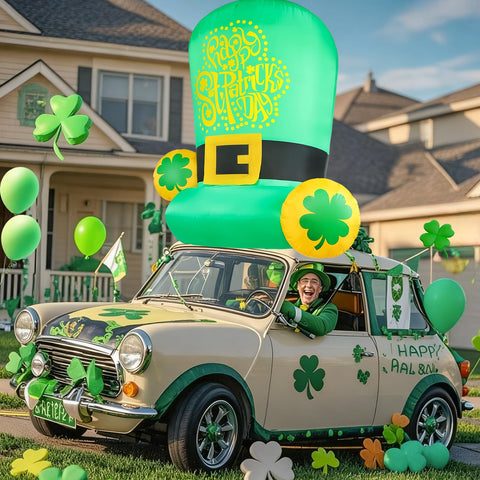 Boveco multi-use St Patrick's Day décor for indoor and outdoor spaces.