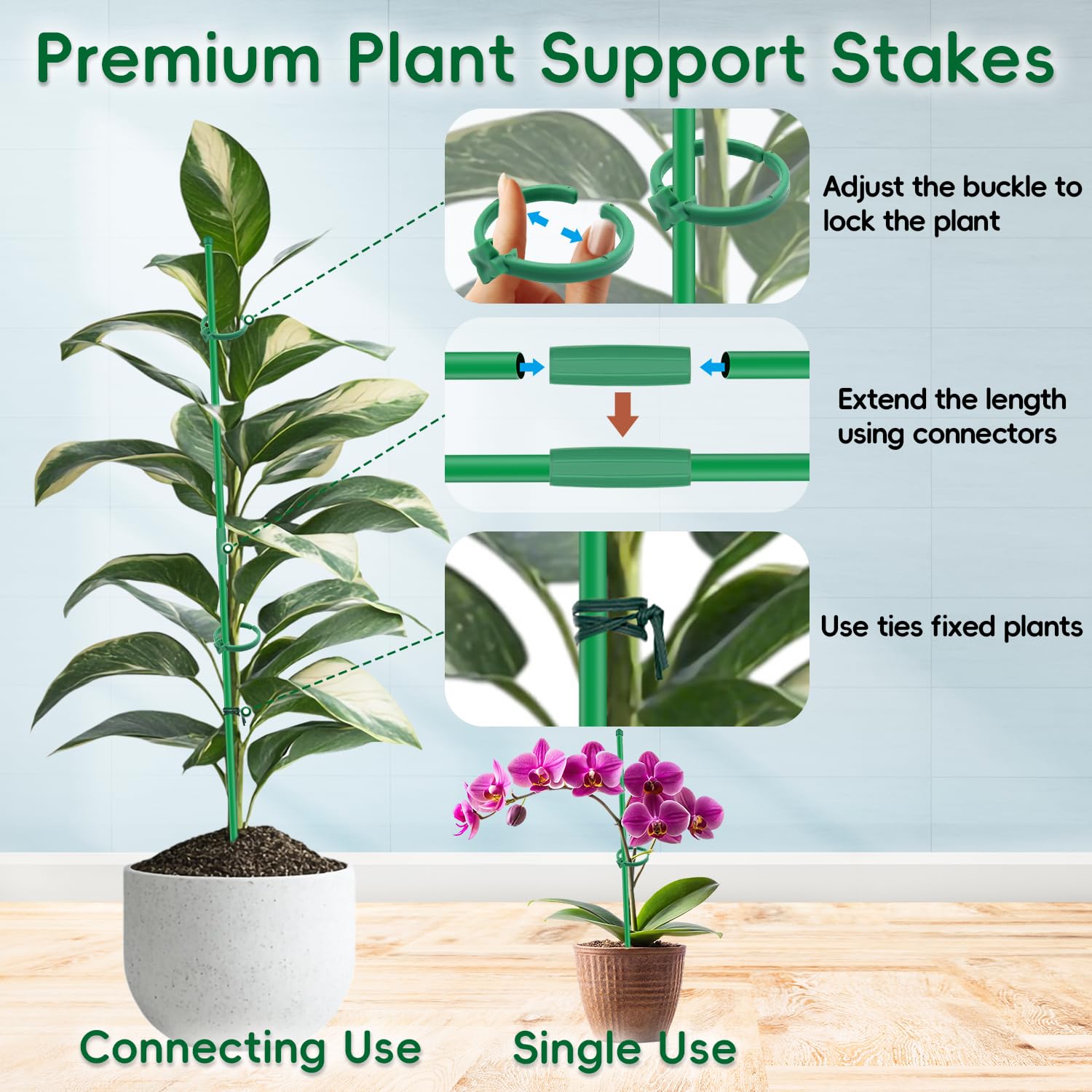 BOVITRO automatic closure clips securing stems