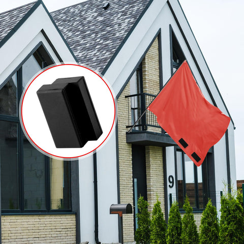 BOXOB compact dimensions fit discreetly along flag edges.