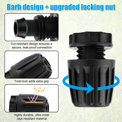 BOXOB 1/2 inch end cap plugs fit raised beds and greenhouses.