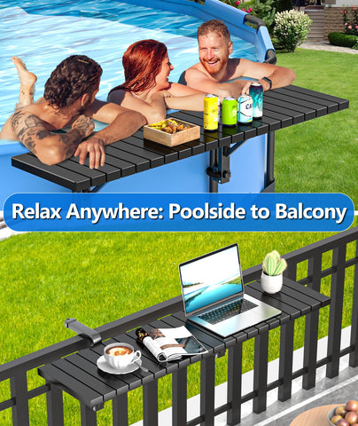 BoYata pool bar in various poolside scenarios for lounging and entertaining