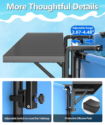 BoYata pool bar waterproof and UV-resistant design shown in outdoor use