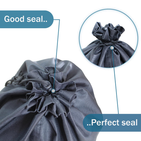Bozzcovers weatherproof lawn equipment cover protects tools from sun and snow.