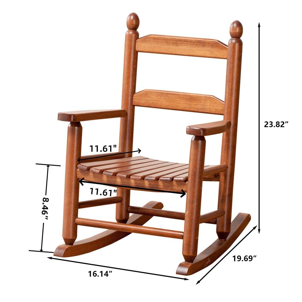 BplusZ child rocking chair in bedroom demonstrates versatile furniture for play, reading, and naps.