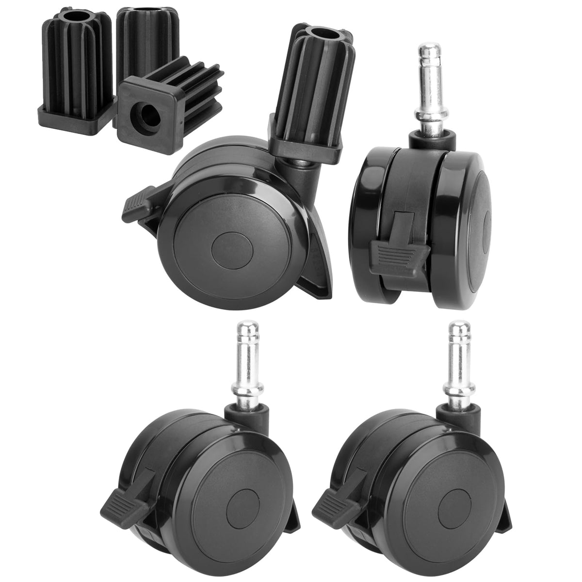 BQMAX 70360 locking caster for Weber Spirit wheels improves grill mobility.