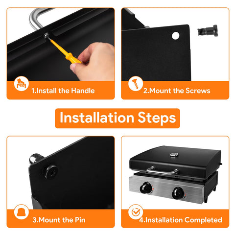 BQMAX lid shows built-in temperature gauge for easy heat monitoring