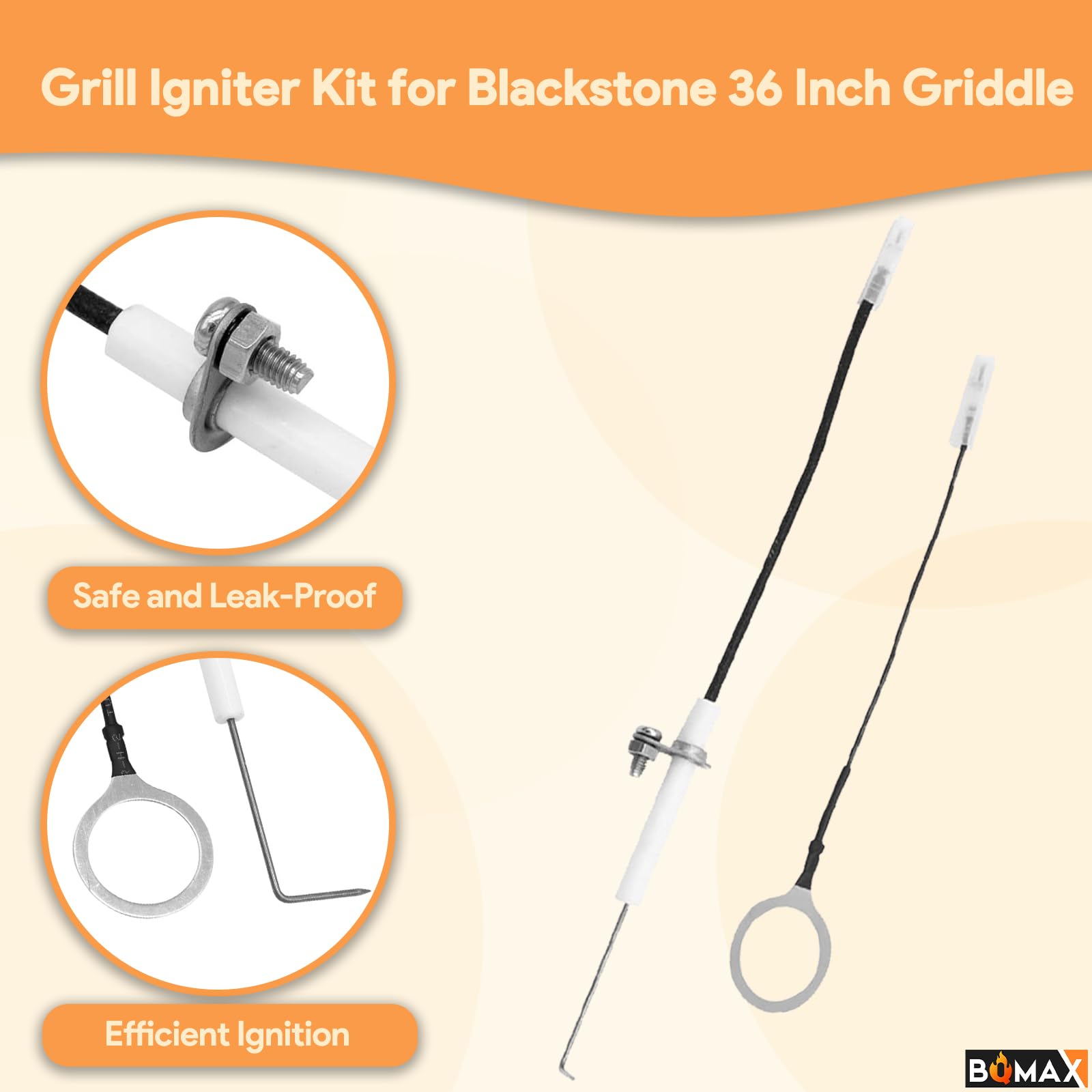 User-friendly assembly of the BQMAX igniter kit on a Blackstone griddle