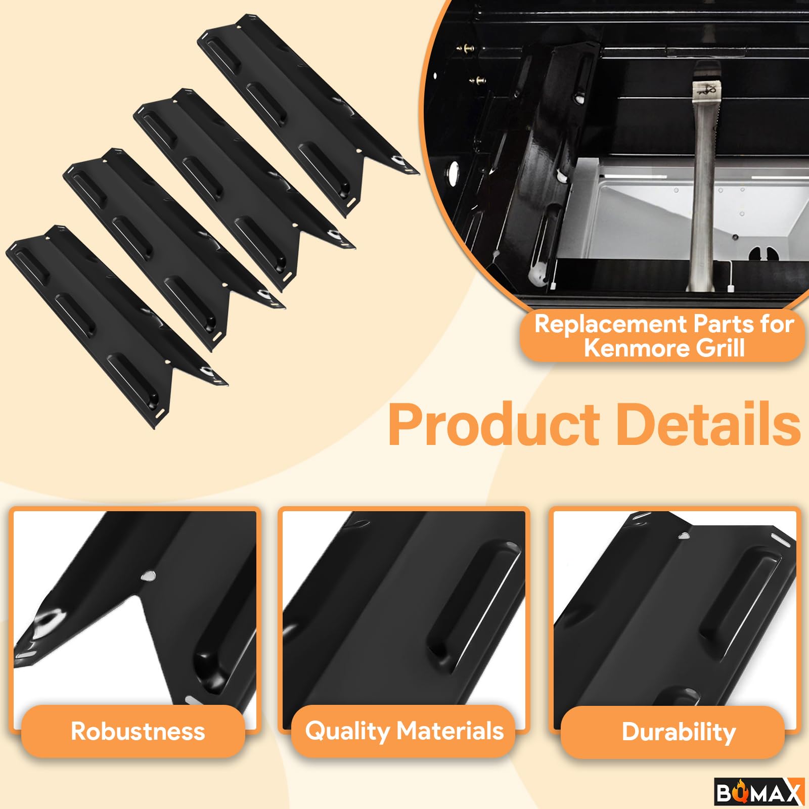 BQMAX adjustable crossover tubes offer flexible fits for Kenmore setups.
