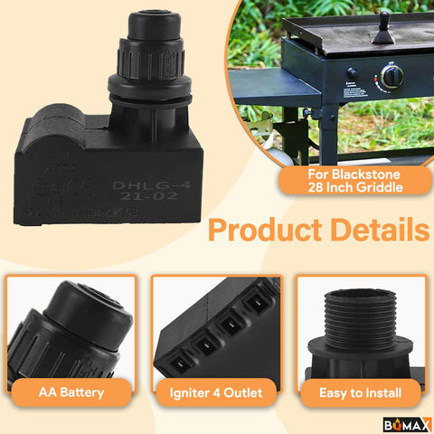 BQMAX spark generator switch for multiple burner ignition