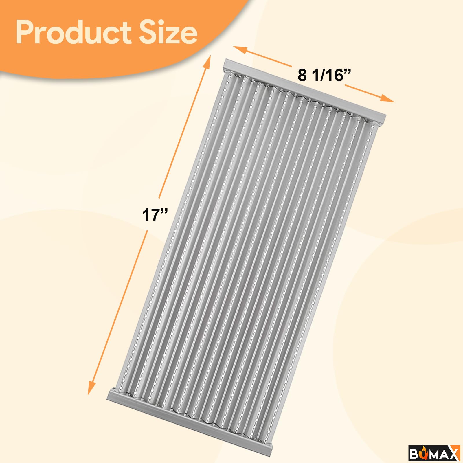 BQMAX 3-pack emitter plates designed for Charbroil grills