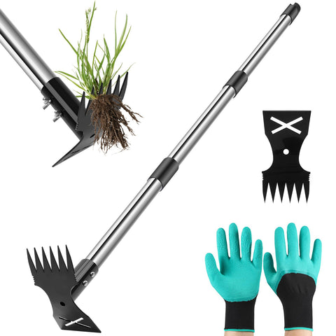 BQMEZRNUS weed puller extendable handle for ergonomic gardening