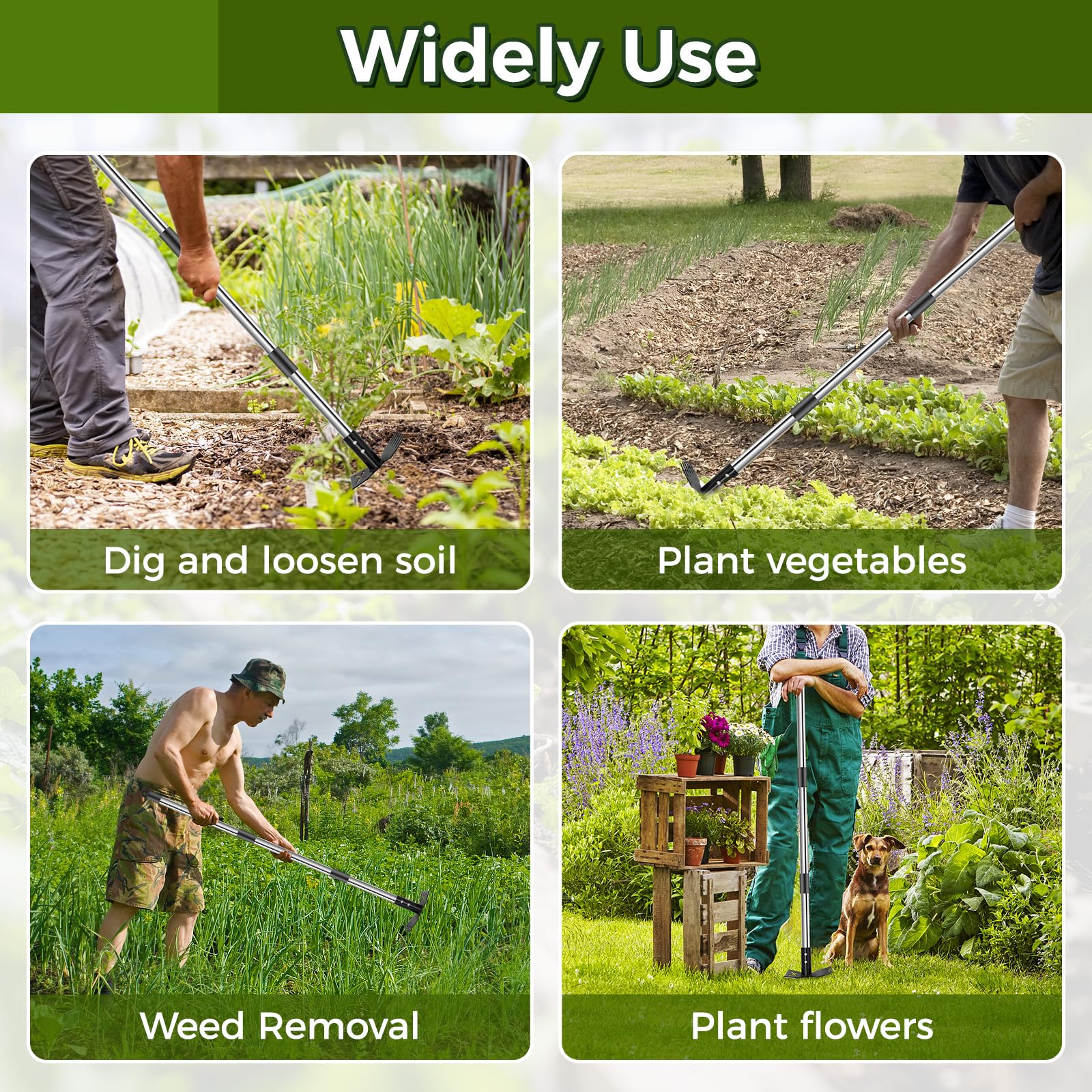 BQMEZRNUS gloves included with weed puller for safe gardening