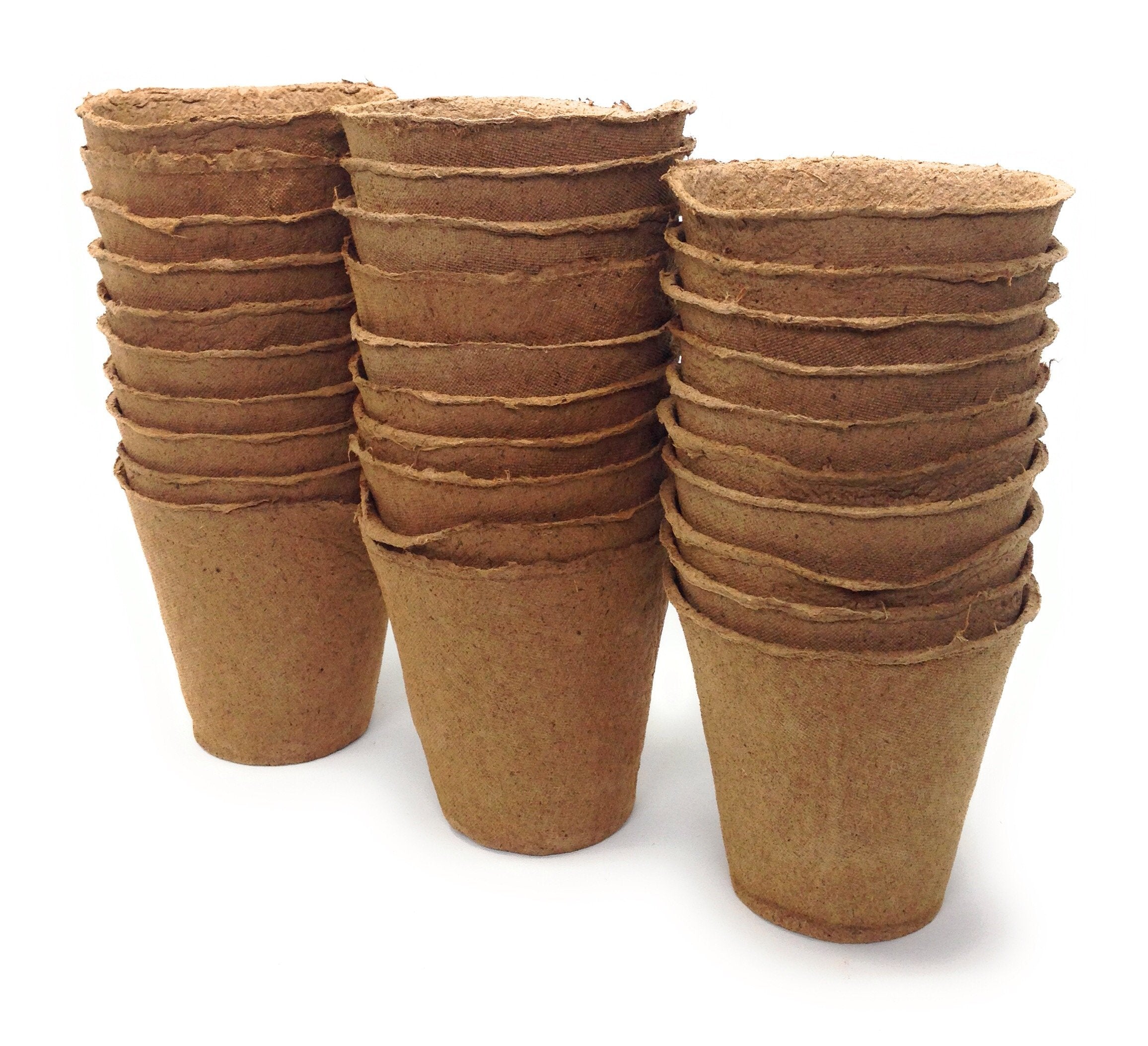 Br BRILLANTE plant starter pot 4in front view for easy seed starting.
