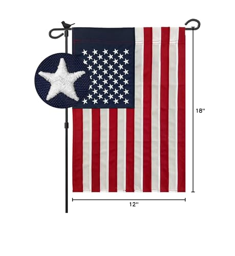 Bradford compact 12x18 garden flag ready for yard display