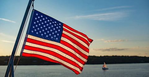 Bradford double-sided embroidered flag ensures visibility from both sides