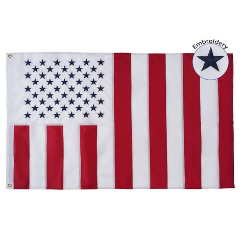 Bradford peace flag 3x5 outdoor double-sided embroidery for outdoor display.