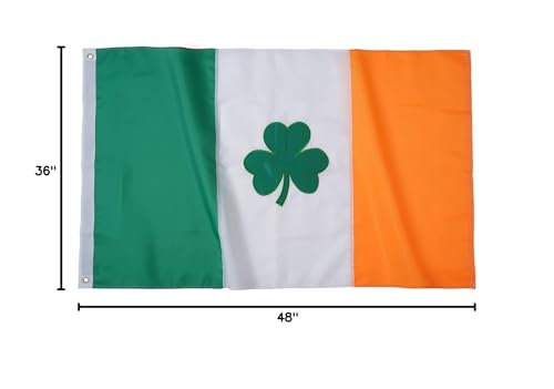 Bradford Saint Patrick's Day decoration flag for home, yard, or shop.