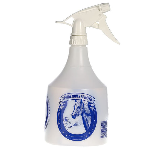 Bradley Caldwell upside-down horse sprayer, 36 oz, ideal for hard-to-reach areas and complete liquid use.