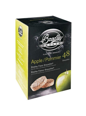 Bradley Smoker Apple Special Blend aroma close-up highlighting mild apple notes.