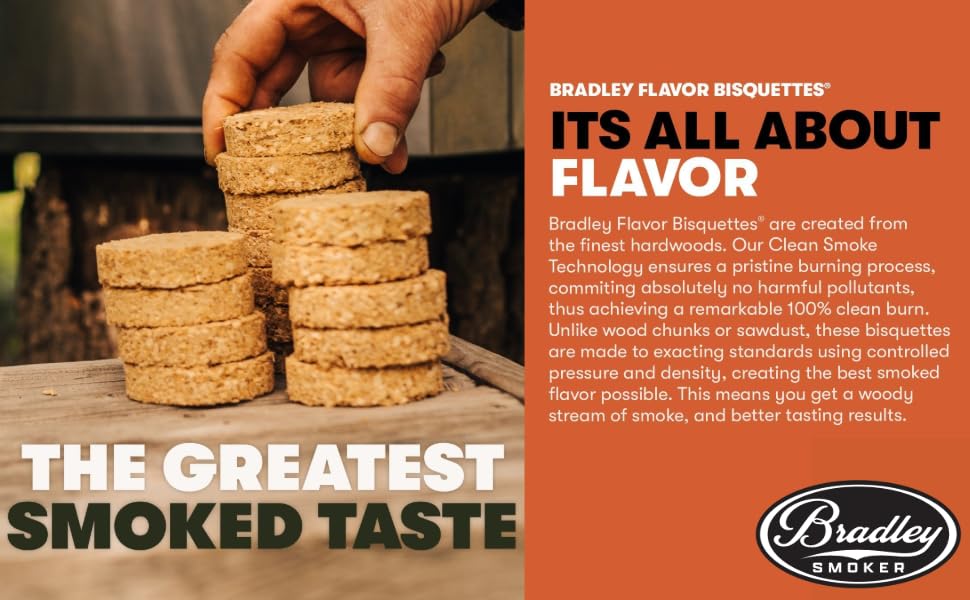 Bradley Smoker cherry bisquettes enhance beef and pork with sweetness