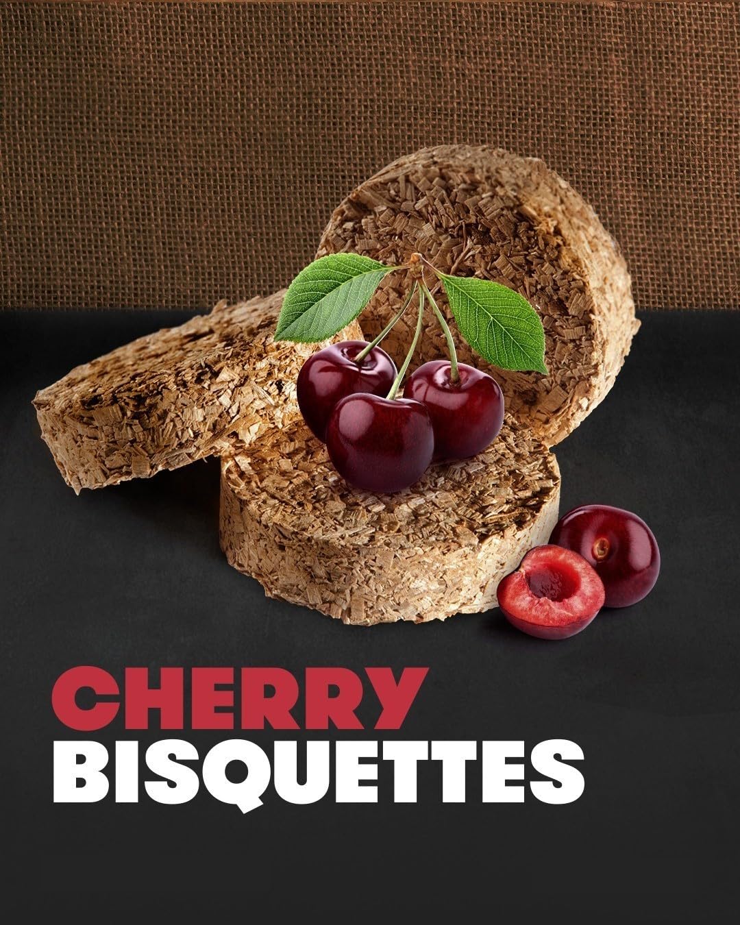 Bradley Smoker cherry wood bisquettes loaded for clean smoke