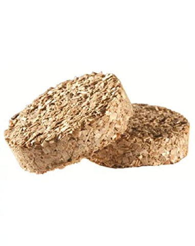 Bradley Smoker No Ash Bisquettes reduce ash and mess.