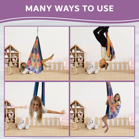 Bradoro gift-ready sensory swing for all ages.