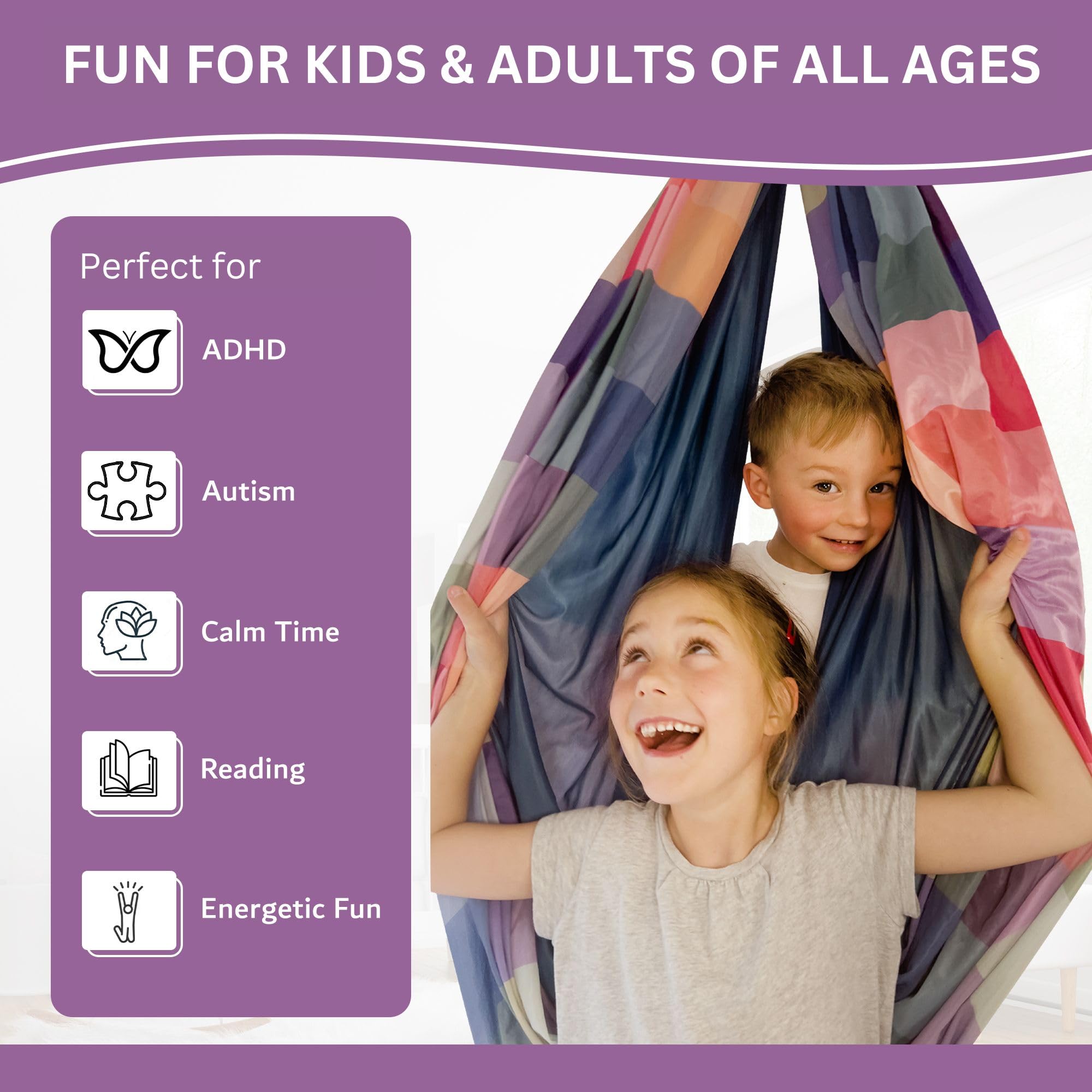 Bradoro indoor/outdoor setup shown with kids using the cocoon.