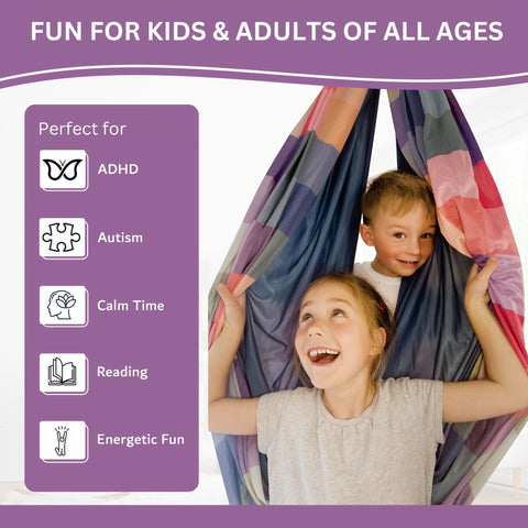 Bradoro indoor/outdoor setup shown with kids using the cocoon.