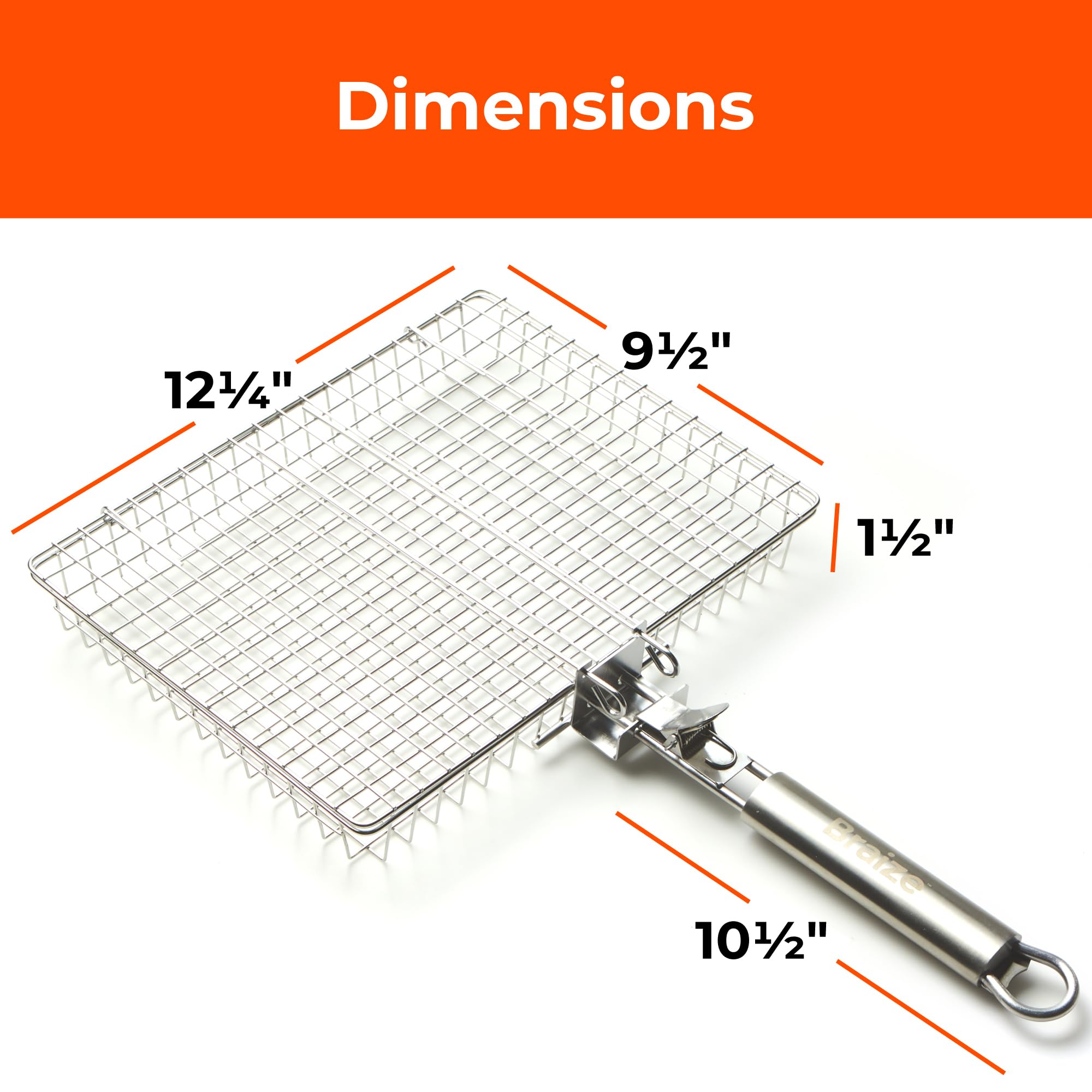 Braize steel-fiber scrub sponge helps clean grates after grilling.