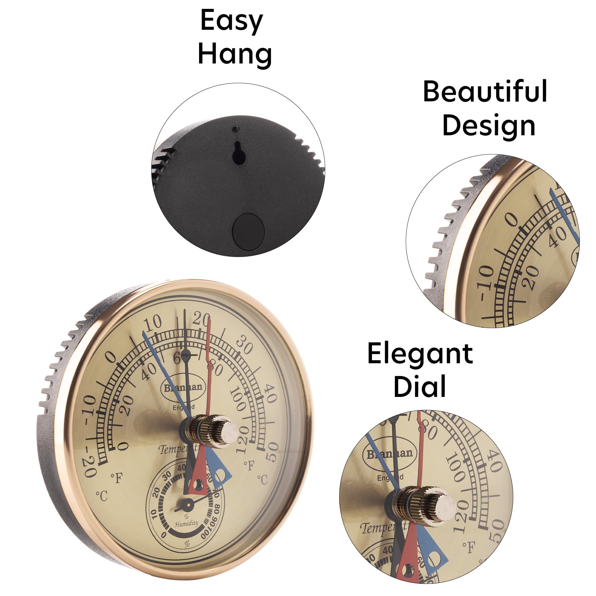 Brannan thermometer offers easy max min resets for tracking daily fluctuations