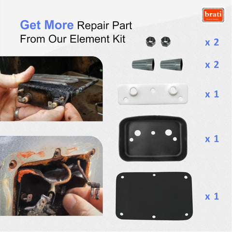 Brati 9907120027 element kit packaging with all parts