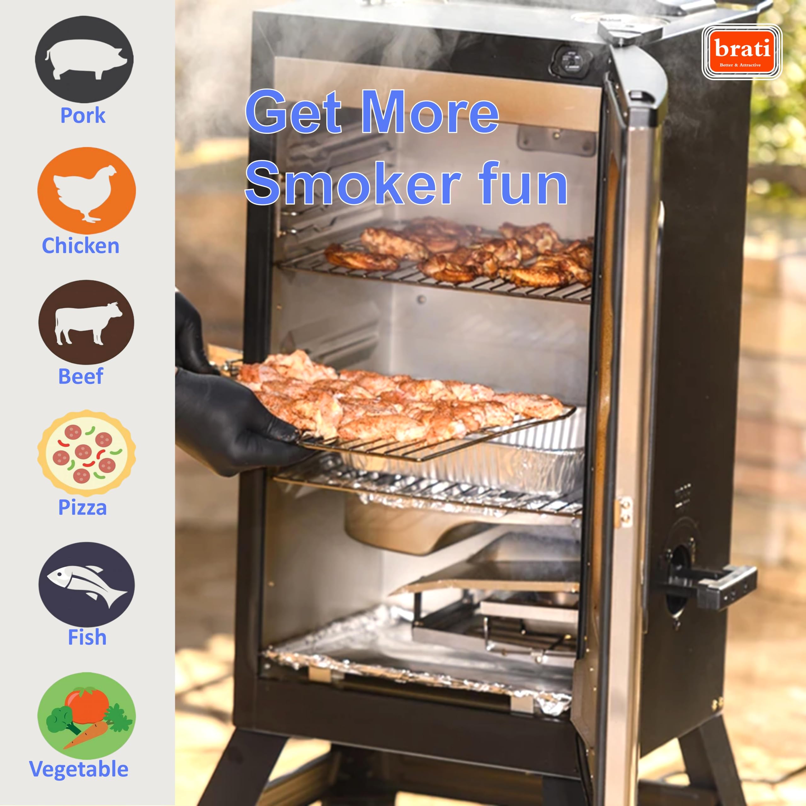 Brati durable 800W element built for long service life